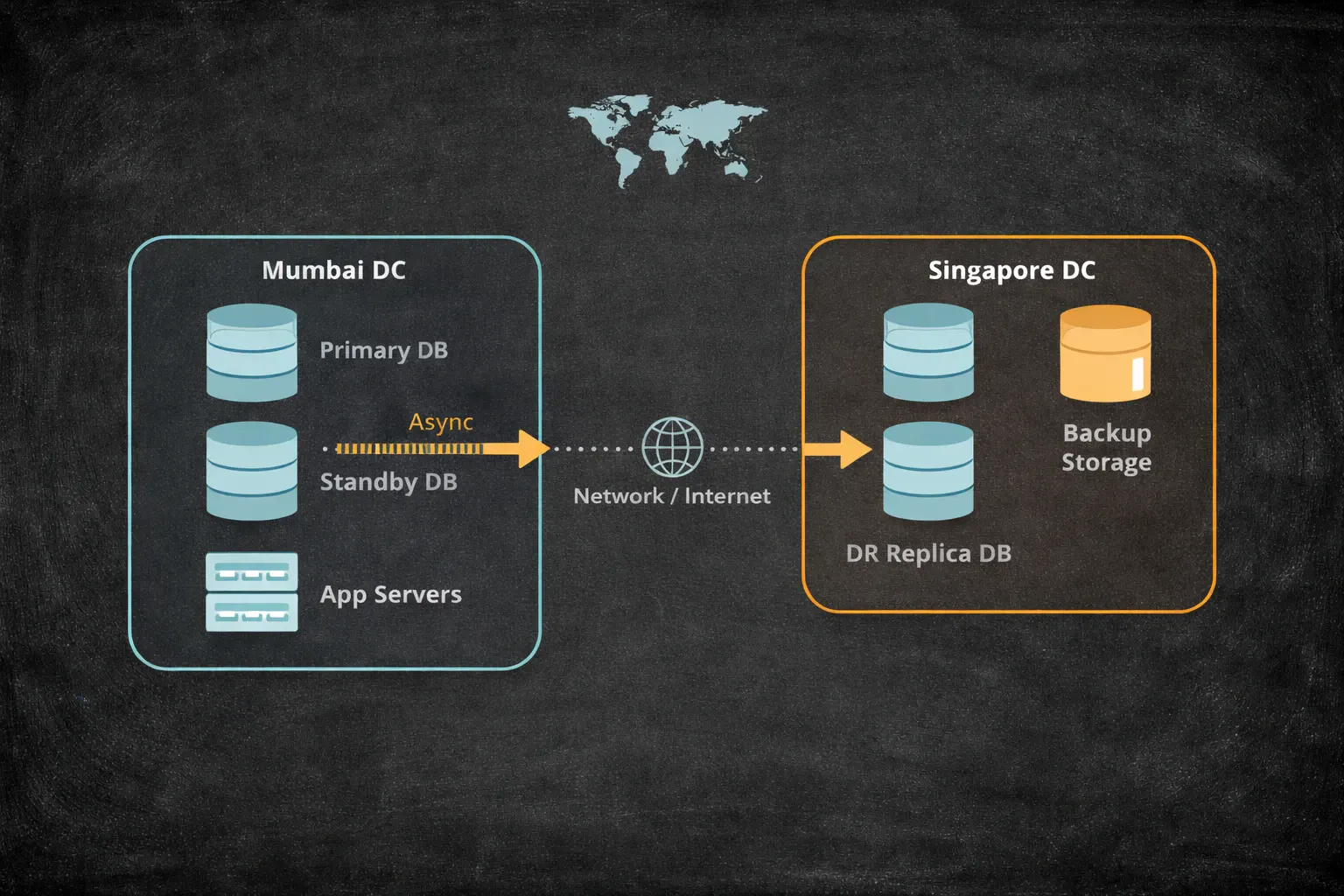 Cross-region backup for disaster recovery